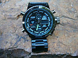 Годинник чоловічий спортивний AMST 3003C Metall All Black, фото 10