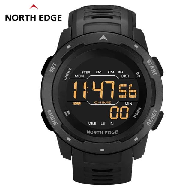 Годинник наручний North Edge Mars Black 50M