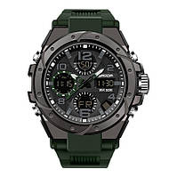 Часы наручные Sanda 6008 Green-Black