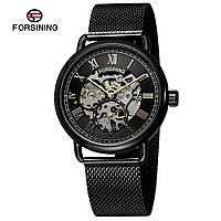 Часы наручные Forsining 8168 Black-Gold