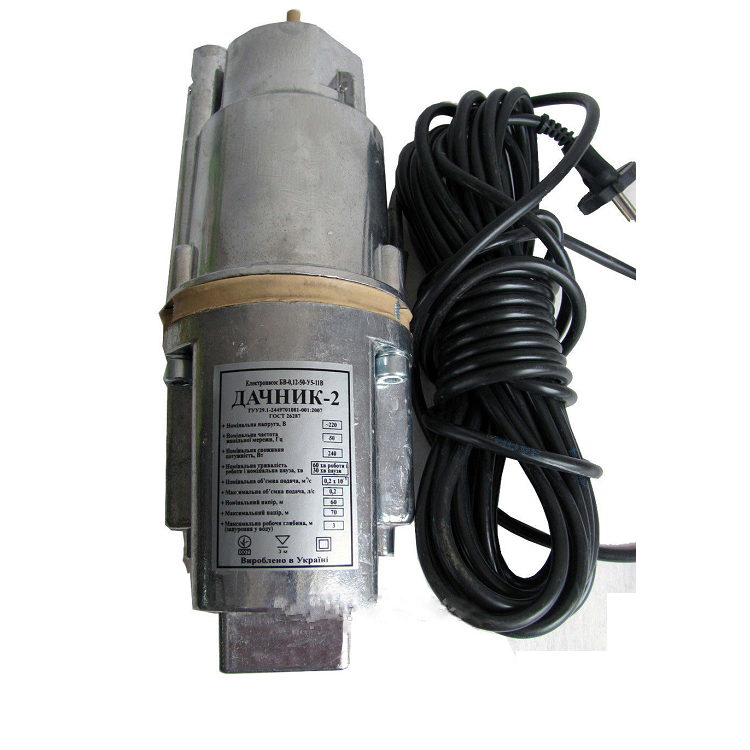 Насос вібраційний Дачник-2 верхній паркан, фото 1