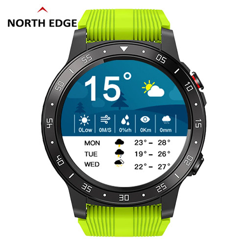 Годинник наручний North Edge Cross Fit Green IP68, фото 1