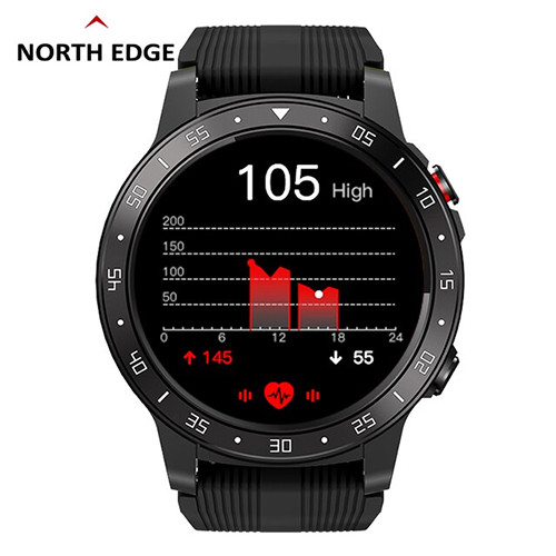Годинник наручний North Edge Cross Fit Black IP68, фото 1