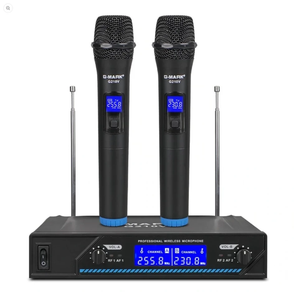 G-Mark G210V два бездротові VHF мікрофони з базою