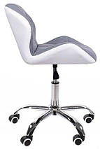 Кресло Bonro B-531 сіре + біле (2 шт) (47000083), фото 5