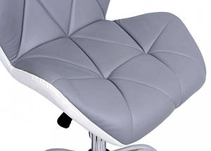 Кресло Bonro B-531 сіре + біле (2 шт) (47000083), фото 4