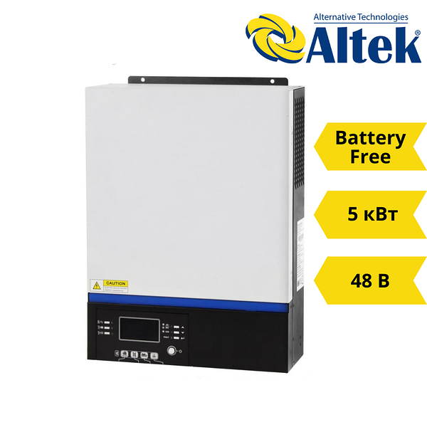 Гібридний інвертор для сонячних панелей Altek Atlas PR 5KW-48V