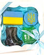 Набір мила ручної роботи. Берці, броніджелет, герб і прапор, фото 3