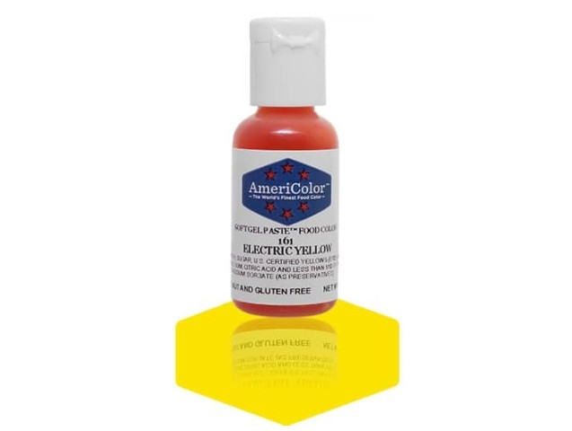 Барвник гелевий Americolor Електричний Жовтий (Electric yellow)