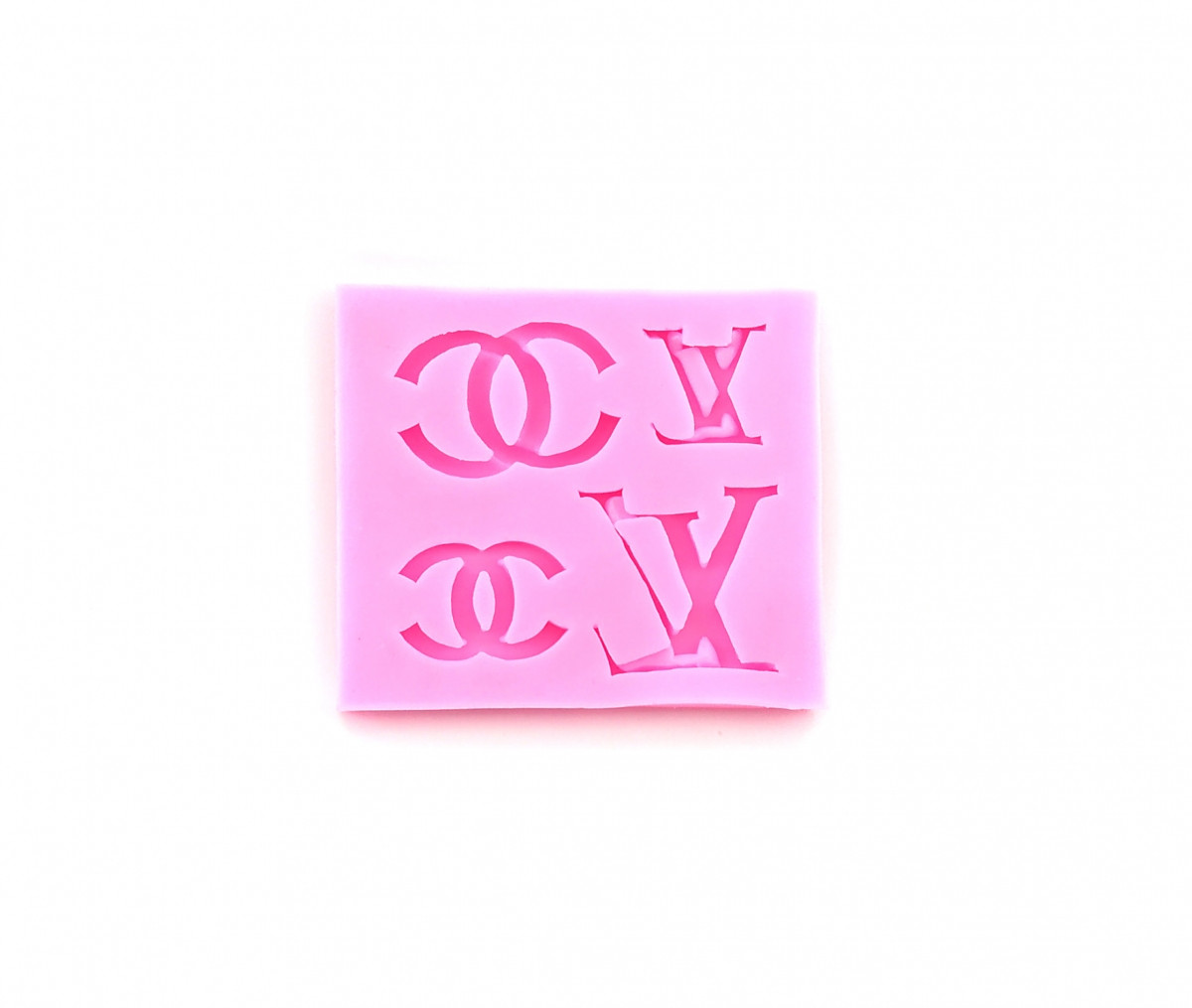 Logo Icons Silicone Mold (Chanel and Louis Vuitton)