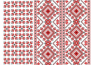 Вафельна картинка Вишивка 10