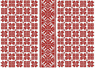 Вафельна картинка Вишивка 11