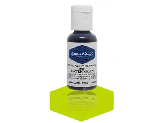 Барвник гелевий Americolor Електричний зелений (Electric green), фото 1