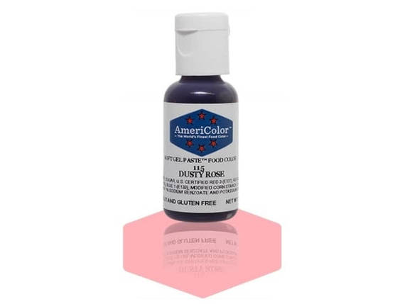 Барвник гелевий Americolor Попеляста троянда (Dusty Rose), фото 1