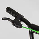 Двоколісний велосипед Corso MAXIS-16244 діаметр коліс 16", обладнаний страхувальними колесами, ручне гальмо, фото 7