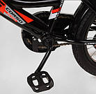 Двоколісний велосипед Corso MAXIS-16324 діаметр коліс 16", обладнаний страхувальними колесами, ручне гальмо, фото 5