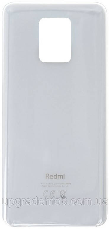 Задня кришка Xiaomi Redmi Note 9 Pro/Redmi Note 9 Pro Max 64MP біла Glacier White