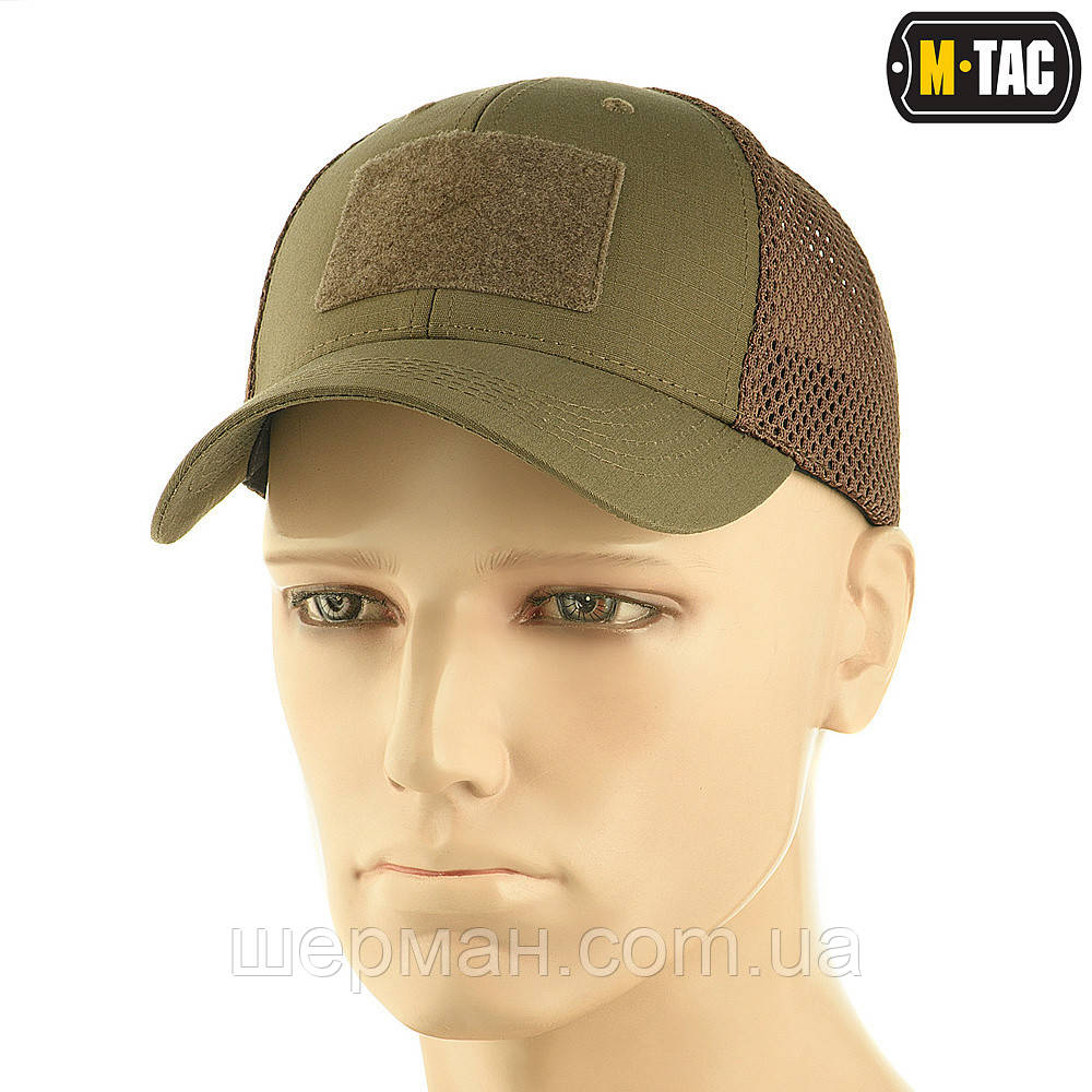 M-Tac бейсболка тактична з сіткою Elite Flex Dark Olive L/XL