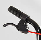 Двоколісний велосипед Corso MAXIS-16904 діаметр коліс 16", обладнаний страхувальними колесами, ручне гальмо, фото 6