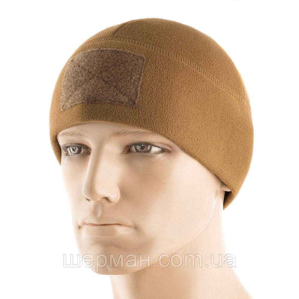 M-Tac шапка Watch Cap Elite фліс (270г/м2) з липучкою Coyote Brown L
