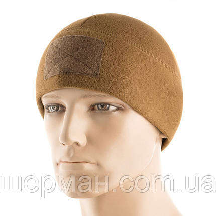 M-Tac шапка Watch Cap Elite фліс (270г/м2) з липучкою Coyote Brown L, фото 1