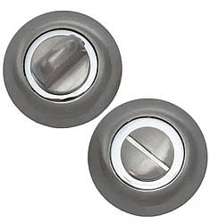 Фіксатор поворотний Prius WC 41 SN/CP матовий нікель/хром