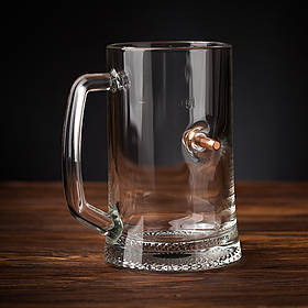 Gun And Fun бокал для пива з кулею 30-06