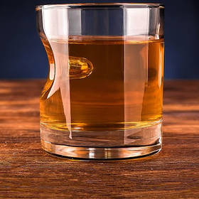 Стакан для віскі з кулею 9мм ПМ