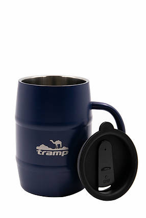 Термокухоль подарунковий Tramp 0,5л. з кришкою синя, фото 1