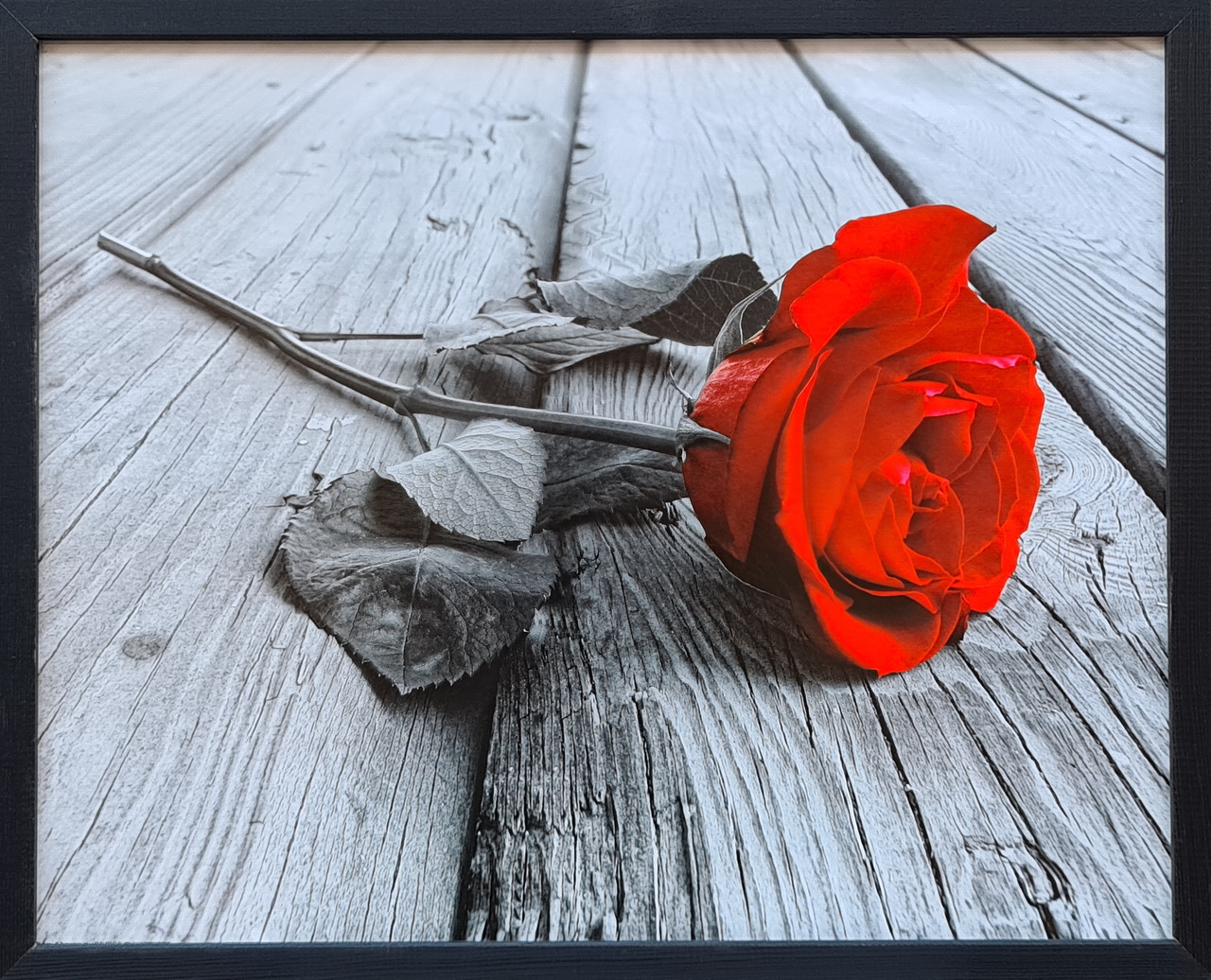 Фотокартина у дерев'яній рамі Rose 2 40х50 см POS-4050-199