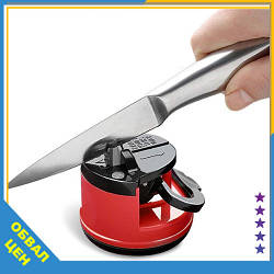 Knife Sharpener with Suction Pad Точилка для ножів на присоску універсальна кишенькова ножеточка