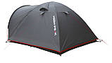 Намет тримісний High Peak Nevada 3 Dark Grey/Red Special Offer, фото 3