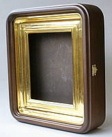 Кіот рівний з закругленими кутами і позолоченій внутрішньою рамою., фото 2