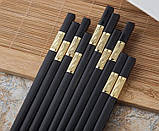 Набір багаторазових паличок для їжі 10 пар, фото 6