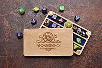 Коробка для ігрових кубиків (Dungeons and Dragons) D&D. Набори кубиків у вартість не входять.