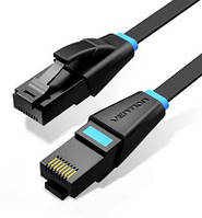 Інтернет-кабель Vention Cat.6 UTP Patch Cable LAN-кабель мережевий шнур патч-корд RJ45 2 м Black (IBJBH)