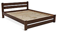 Кровать Престиж 140х200 сосна орех светлый усиленные брусовые ламели Meкано купить в Одессе, Украине