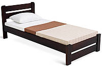 Кровать детская Престиж 80х200 сосна орех темный брусовые ламели Meкано купить в Одессе, Украине