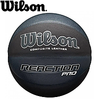 Мяч баскетбольный спортивный игровой мяч для баскетбола Wilson Reaction Pro 295, размер №7