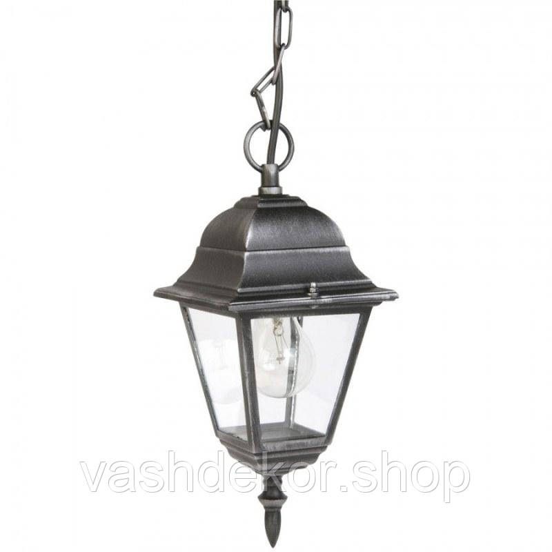 Підвісний вуличний світильник 97 см, 100Вт Е27 черний з сріблом
