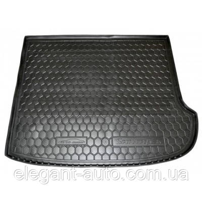 Килимок багажника Hyundai Santa FE 2006-2012 (7місць) пластик "AVTO-Gumm"211453