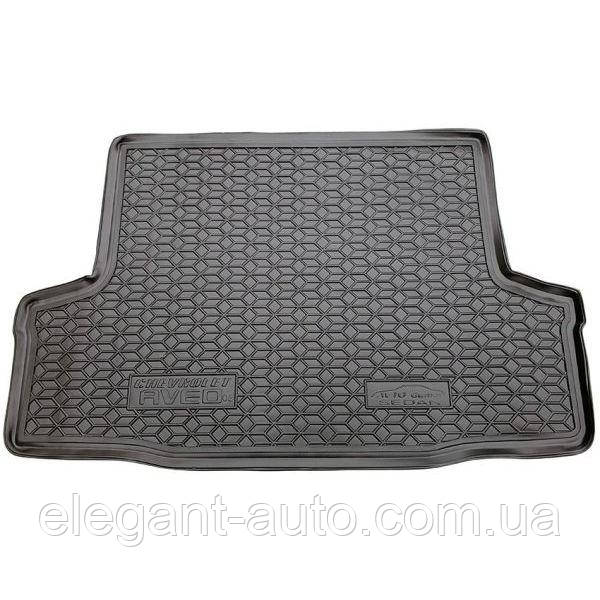 Килимок багажника Chevrolet Aveo SD 2002-2006 пластик "AVTO-Gumm"211753