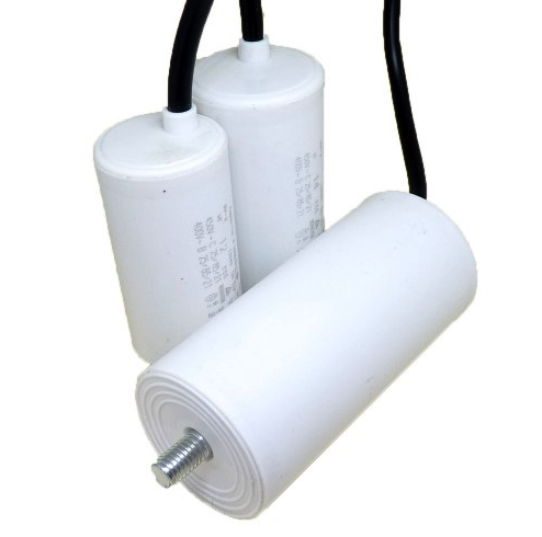 Конденсатор 45 uF дроти + болт