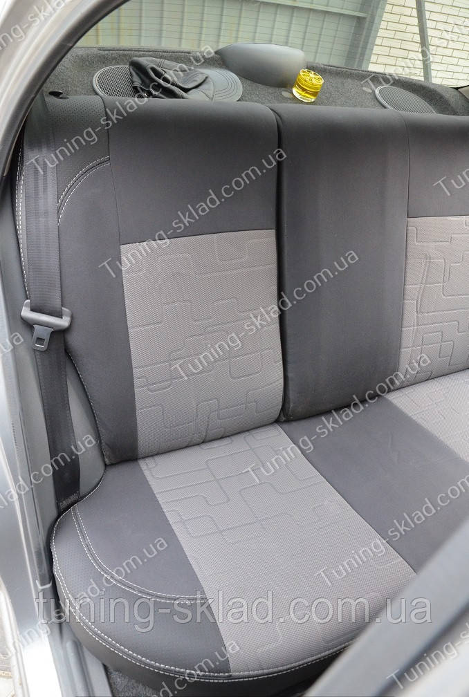 Чехлы на сиденья Шевроле Ланос (чехлы из экокожи Chevrolet Lanos стиль Premium) - фото 7 - id-p31498676