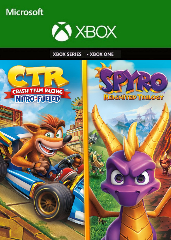 Crash Team Racing Nitro-Fueled + Spyro Game Bundle для Xbox One/Series ...