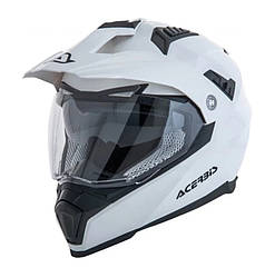 Шолом для мотоцикла Acerbis flip FS-606 white ендуро, квадроцикл. Розмір XS