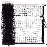 Сітка для великого тенісу (розмір 12,8 х 1,08 м) з металевим тросом NT-1251 чорний