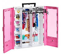 Барби модный гардероб шкаф розовый 6 вешалок Barbie Fashionistas Ultimate Closet Accessory GBK11