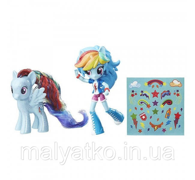 My Little Pony Мосту Деш лялечка і поні Elements of Friendship Rainbow