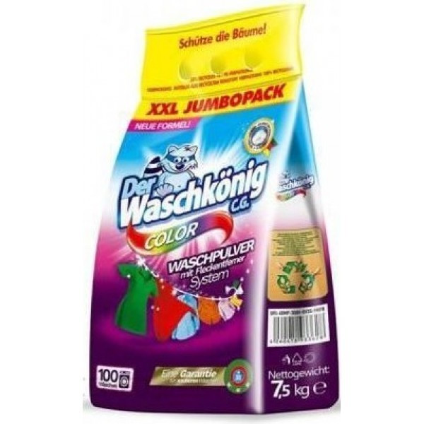 Порошок для прання кольорових речей Waschkonig color 7,5 кг.